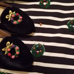 Talbots christmas shoes and shirt